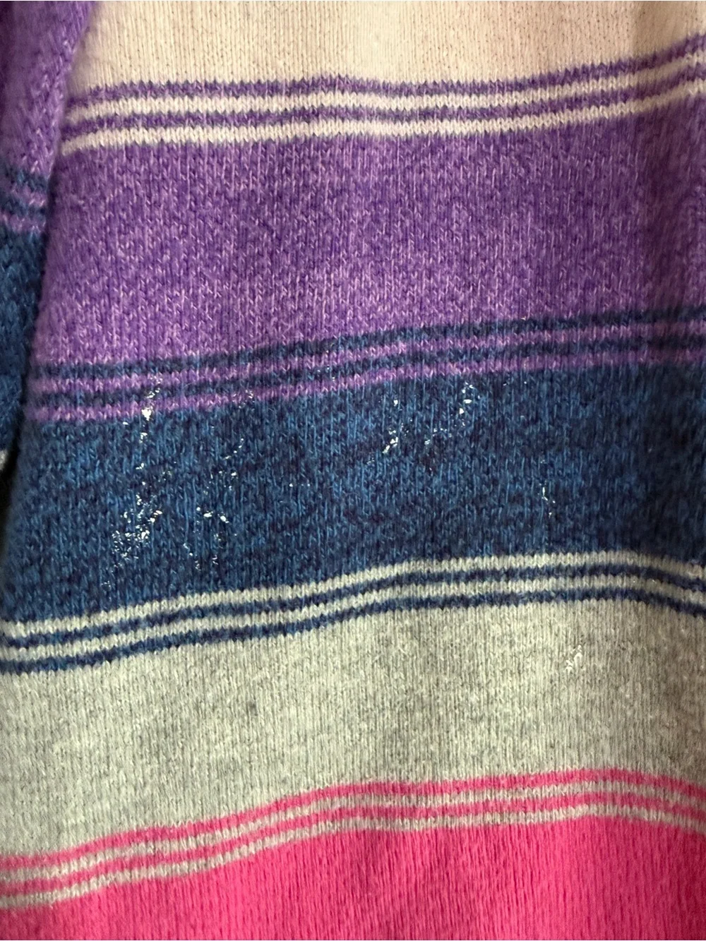 GAP Girls Striped Knit Dress - Pink, Yellow, Purple, Navy